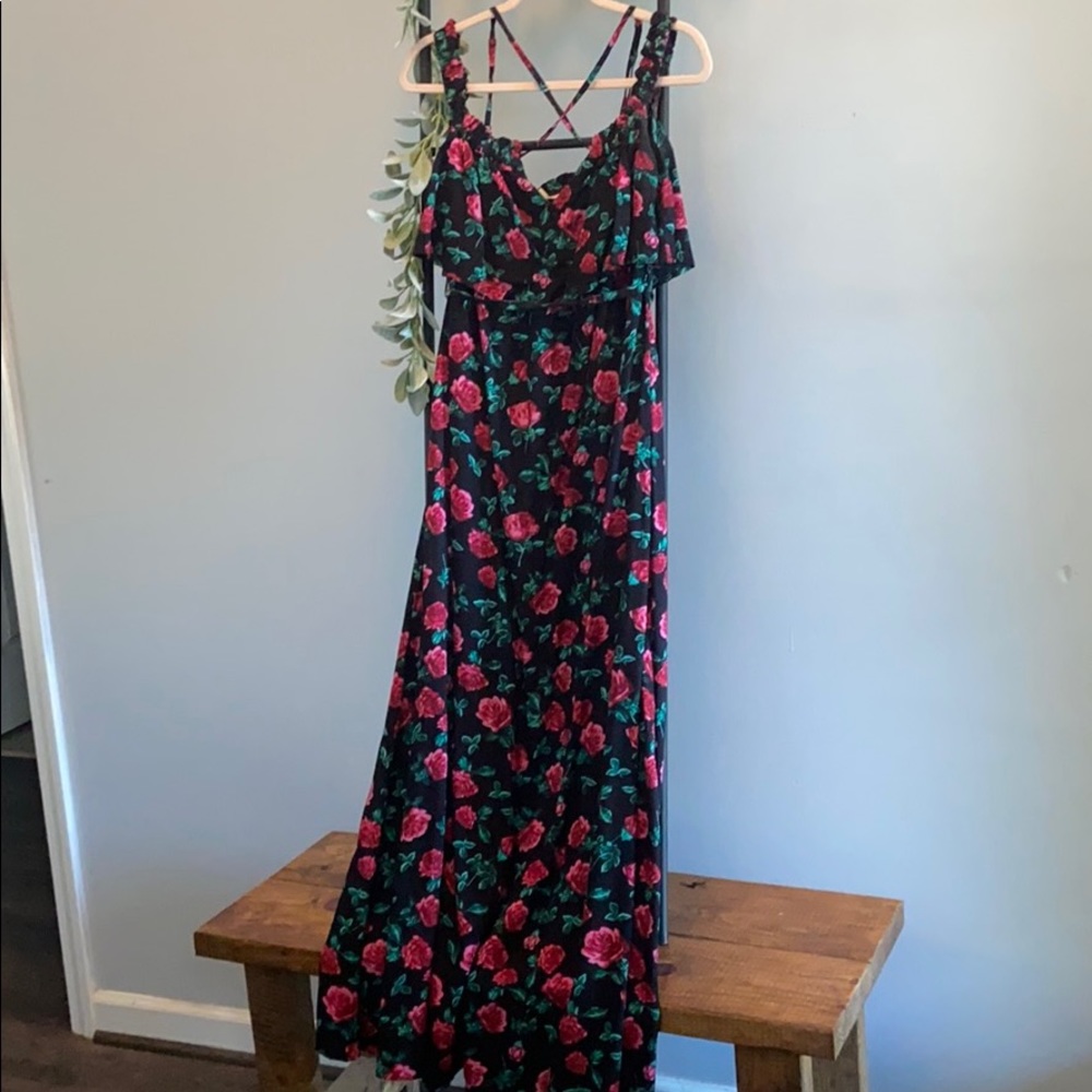 Floral maxi dress